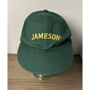 Jameson Irish Whiskey Adjustable Hat Green Yellow Baseball Cap Embroidery‎ Logo
